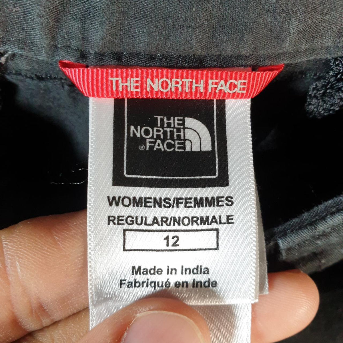 Vintage The North Face TNF Shorts Jorts Chino Cargo Womens UK14 Black Baggy Cotton