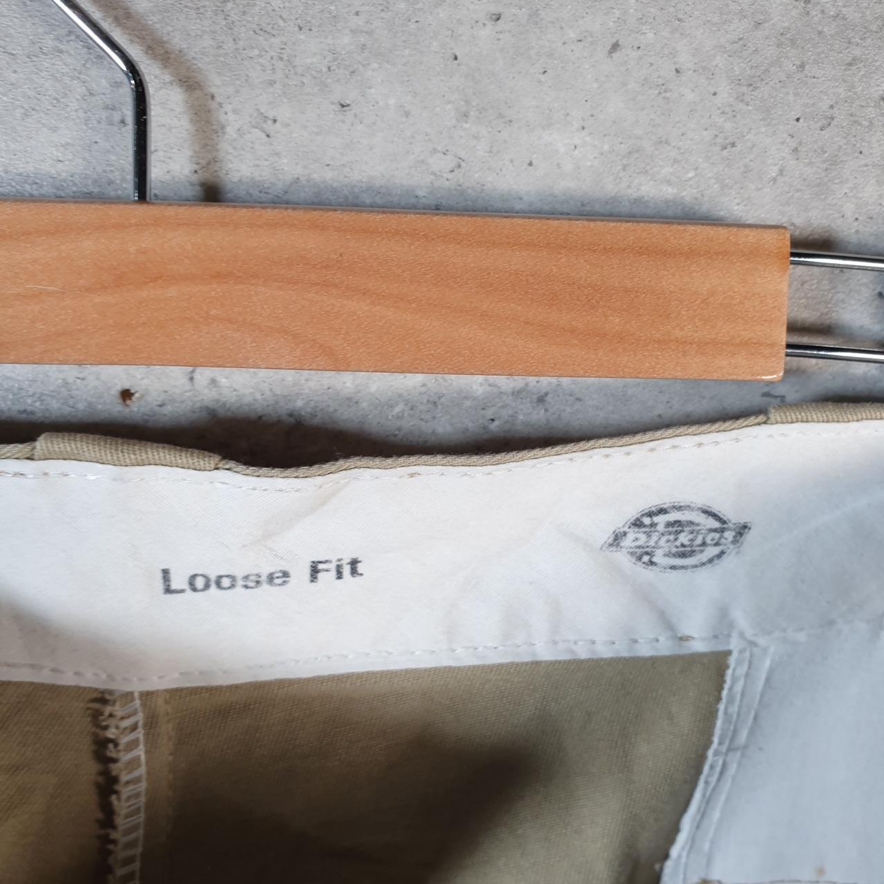 Vintage Dickies Baggy Chino Shorts Jorts Cargo Mens W40 Brown Loose Fit