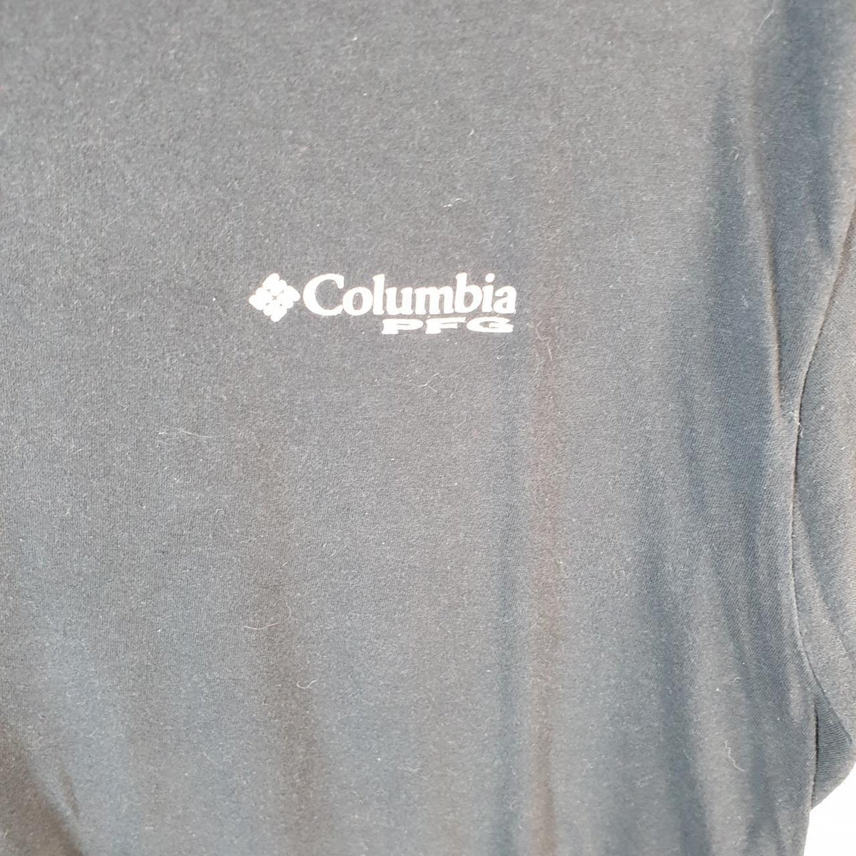 Vintage Columbia Perfomance Fishing Gear T Shirt Men’s Large Black Athletic