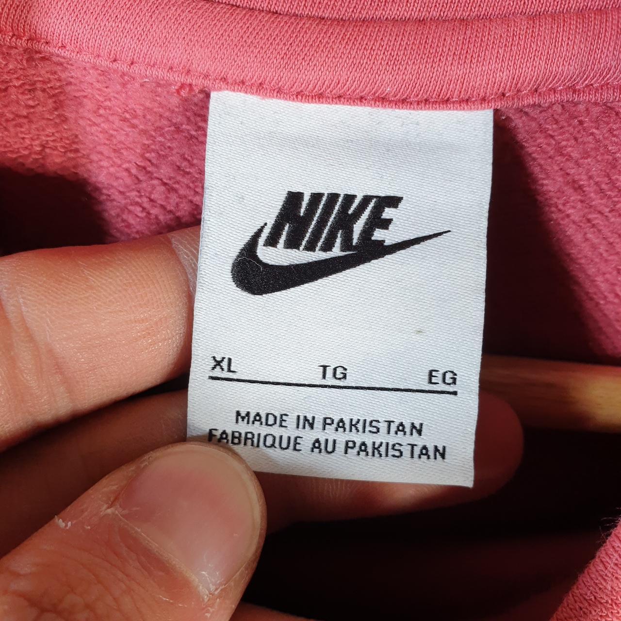 Vintage Nike Club Embroidered Hoodie Womens XL Pink Swoosh Y2K Pullover