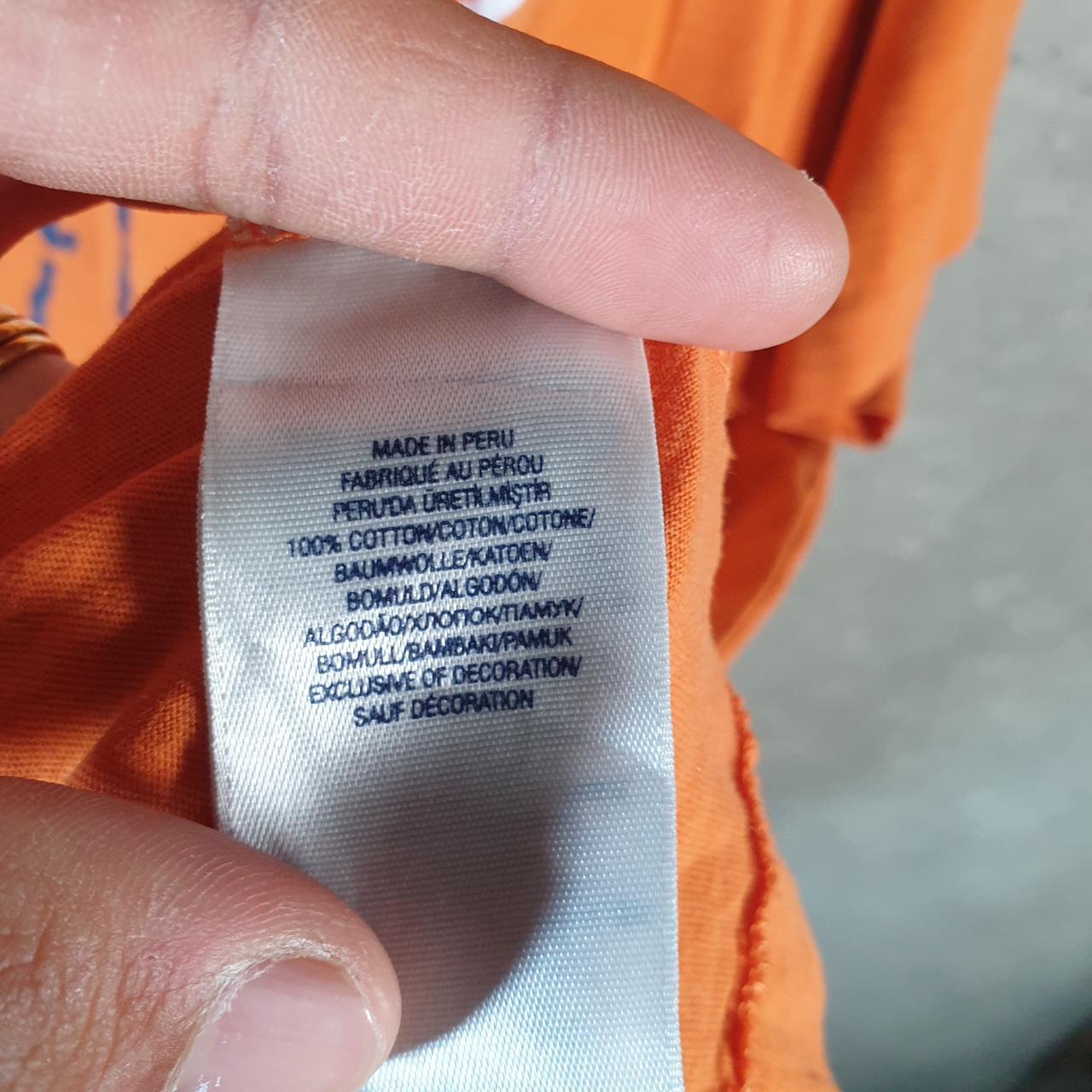 Vintage Ralph Lauren Polo T Shirt Men’s XL Orange Embroidered Classic Fit Pony C9039