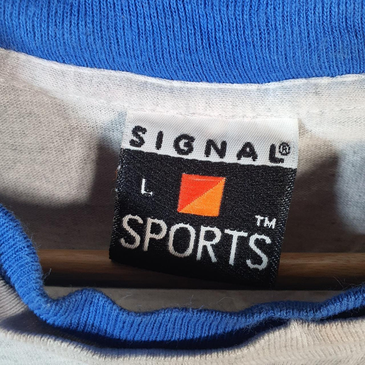 Vintage Signal Lancaster Wisconsin 90s USA Single Stitch T Shirt Men’s Large Grey C9393