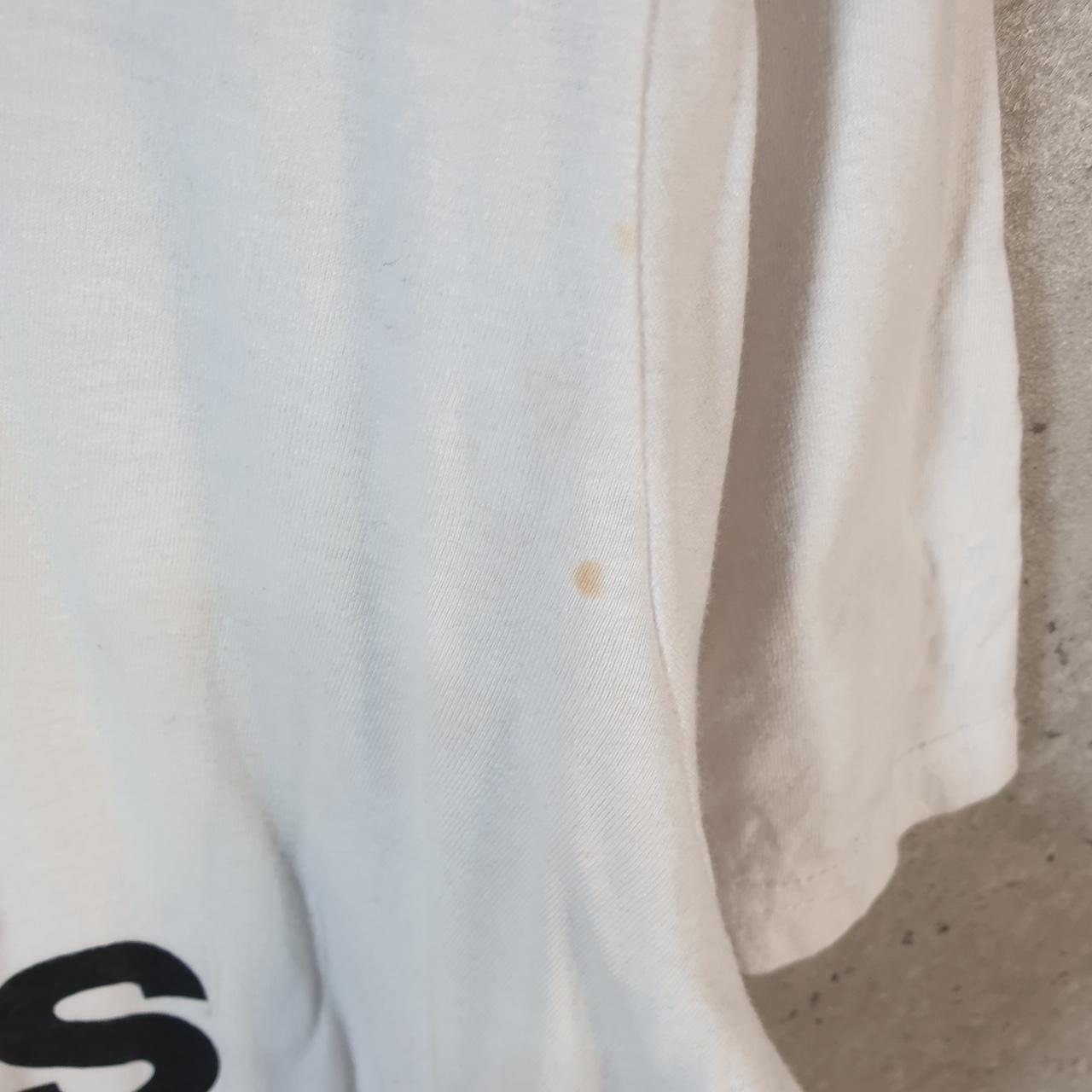 Vintage Adidas Amplifier Tee T Shirt Mens XL White Three Stripes Logo Athletic