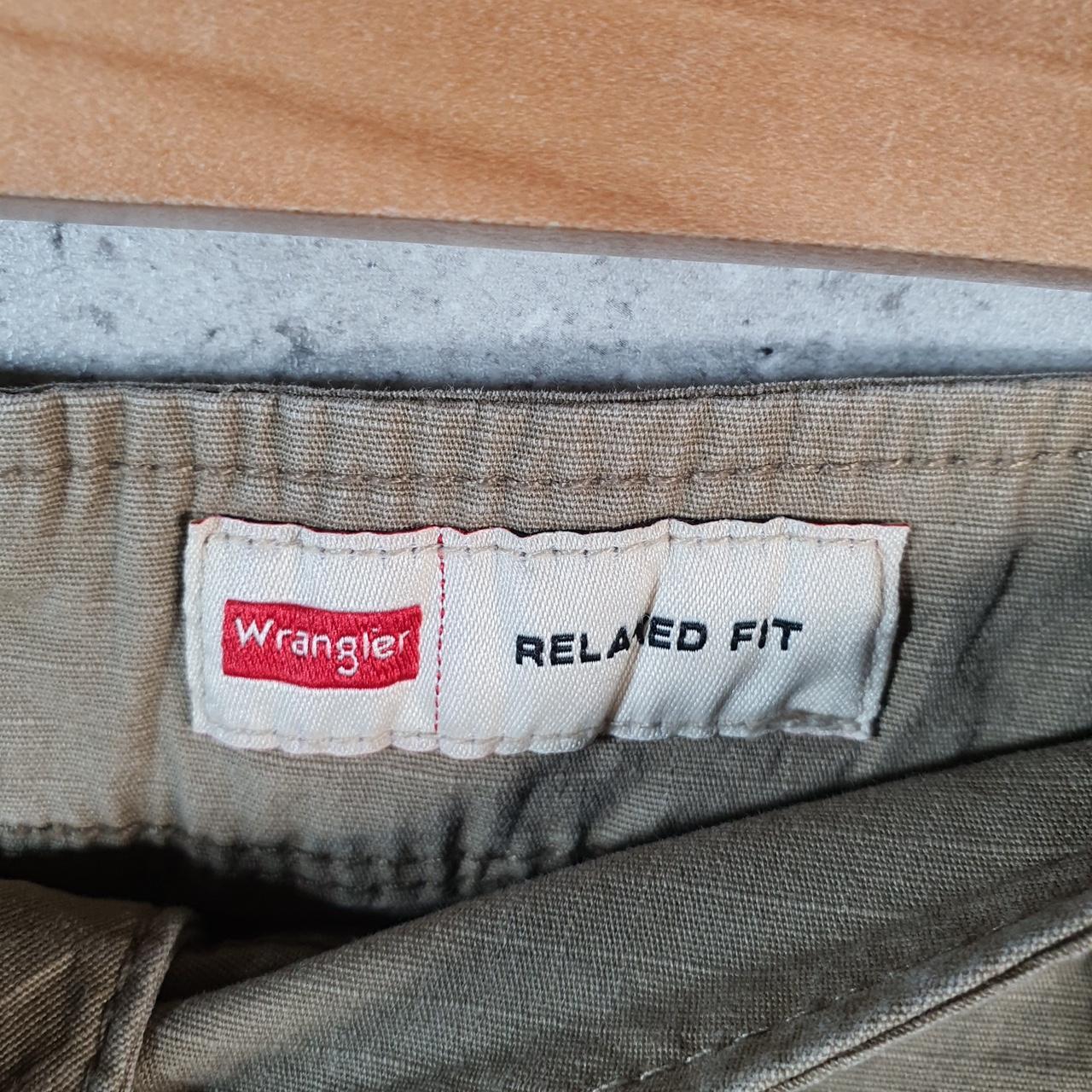 Vintage Wrangler Chino Shorts Jorts Cargo Men’s W40 Brown Baggy Cotton A4241