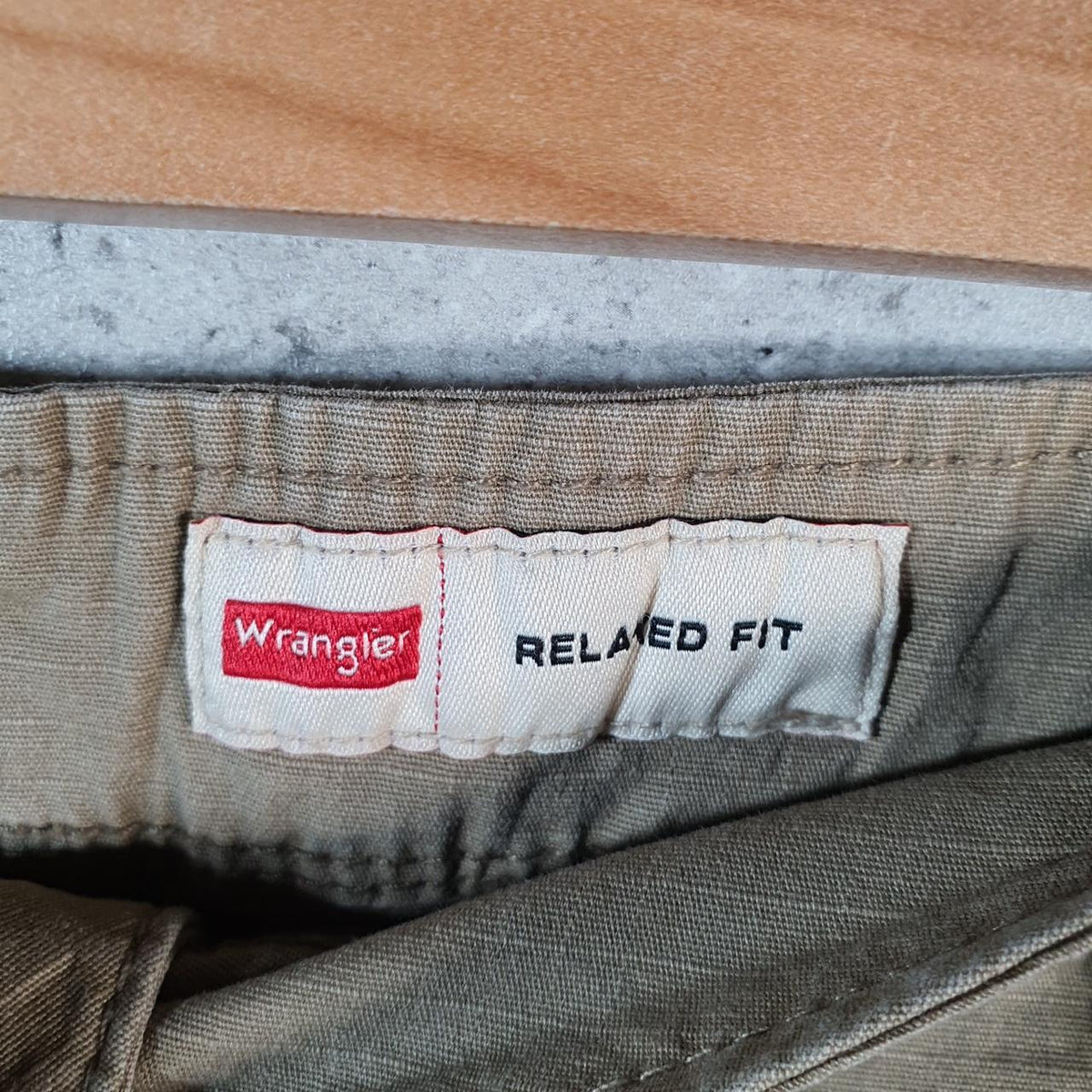 Vintage Wrangler Chino Shorts Jorts Cargo Men’s W40 Brown Baggy Cotton A4241