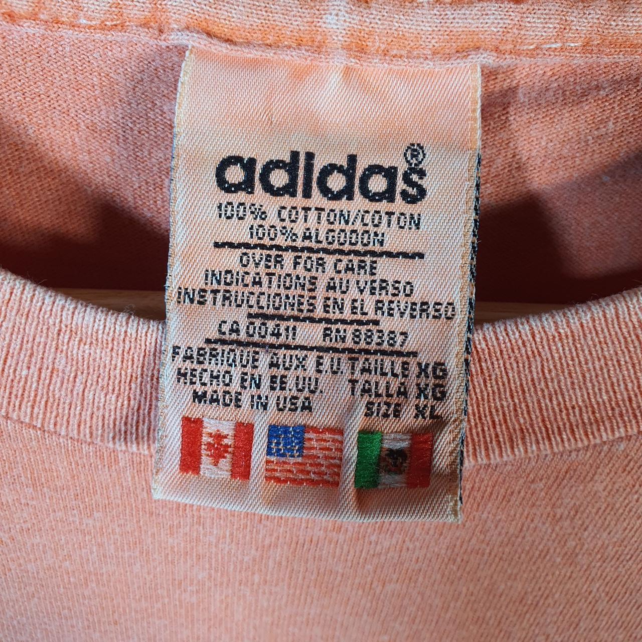 Vintage Adidas 90s Embroidered T Shirt Men’s XL White Three Stripes Logo