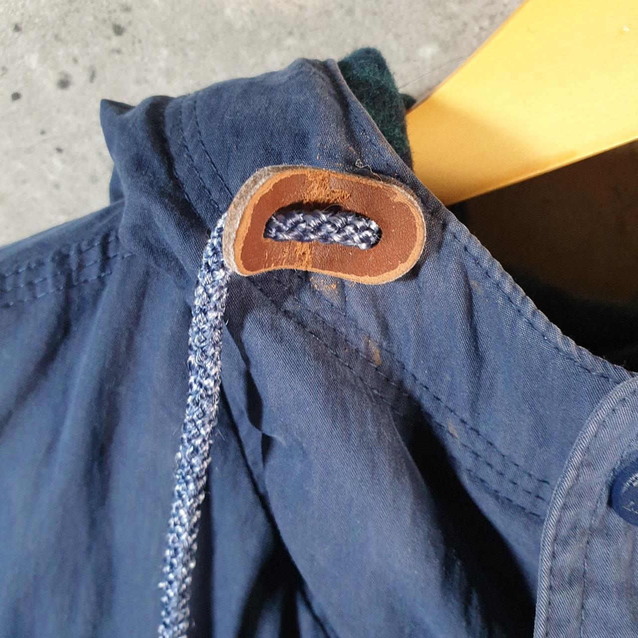 Vintage L.L. Bean Outdoors Thinsulate Nylon Jacket Mens Large Blue Full Zip Waterproof