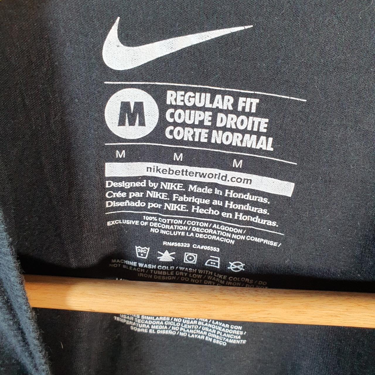 Vintage Nike Accept No Limits T Shirt Men’s Medium Black Graphic Logo Swoosh Athletic