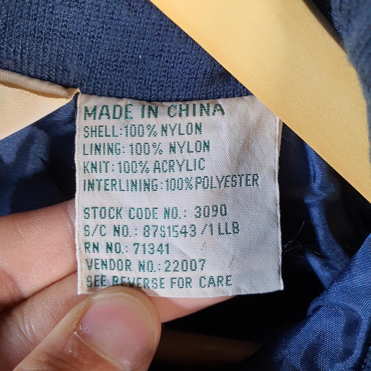 Vintage L.L. Bean Outdoors Nylon Jacket Mens Medium Blue Waterproof