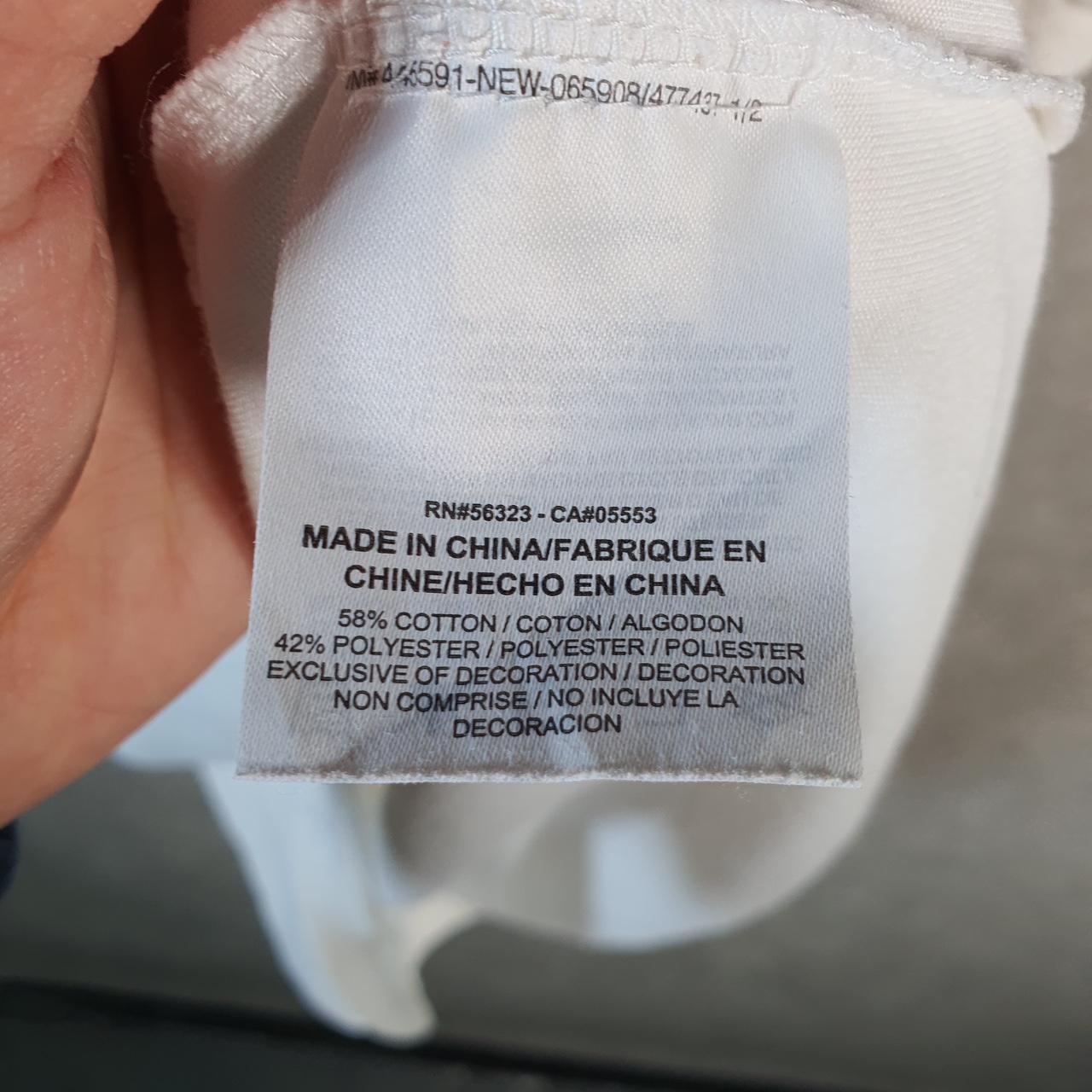 Vintage Nike Golf Dri Fit T Shirt Shirt Men’s 2XL White Logo Athletic C9836