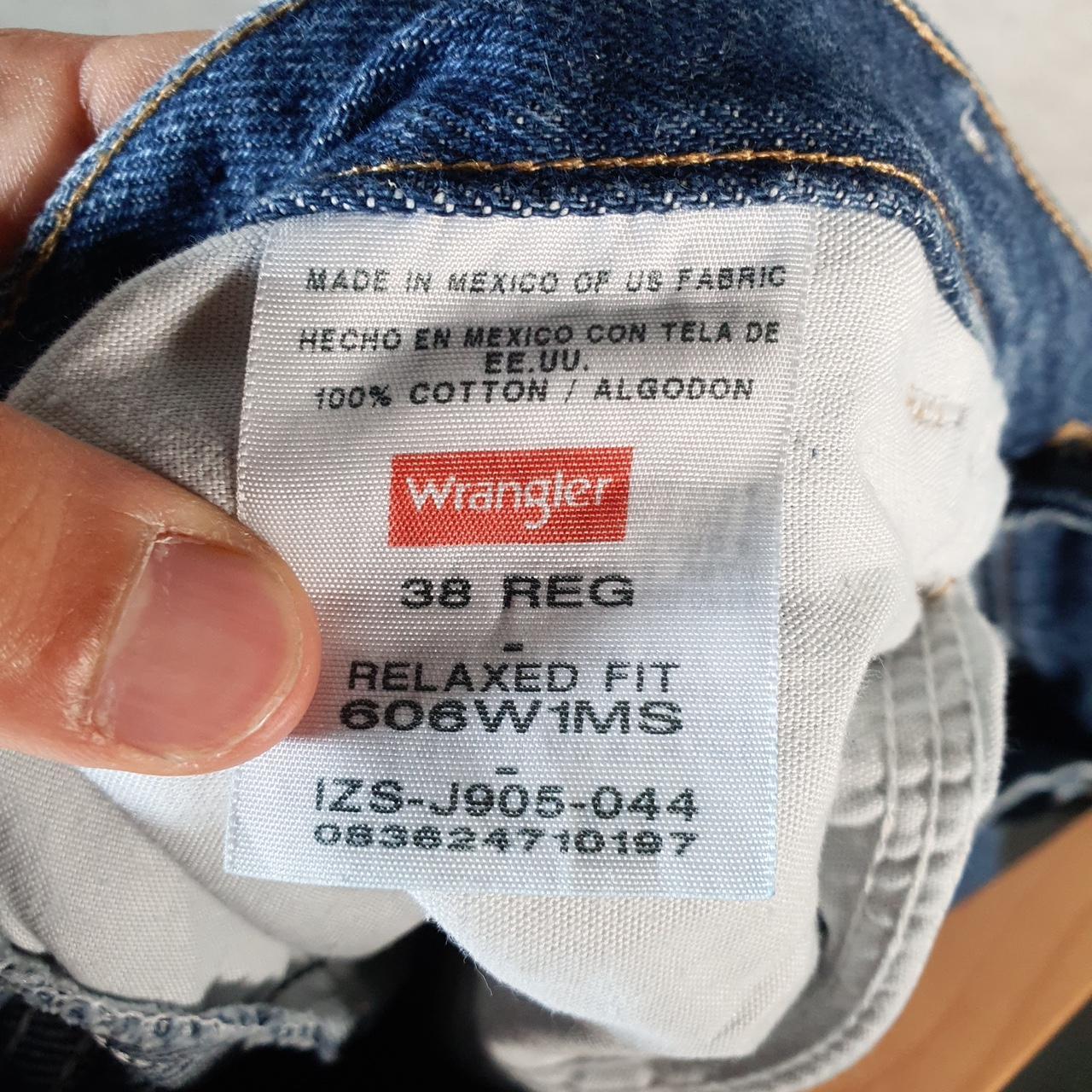 Vintage Wrangler Denim Shorts Jorts Cargo Men’s W38 Blue Baggy Cotton