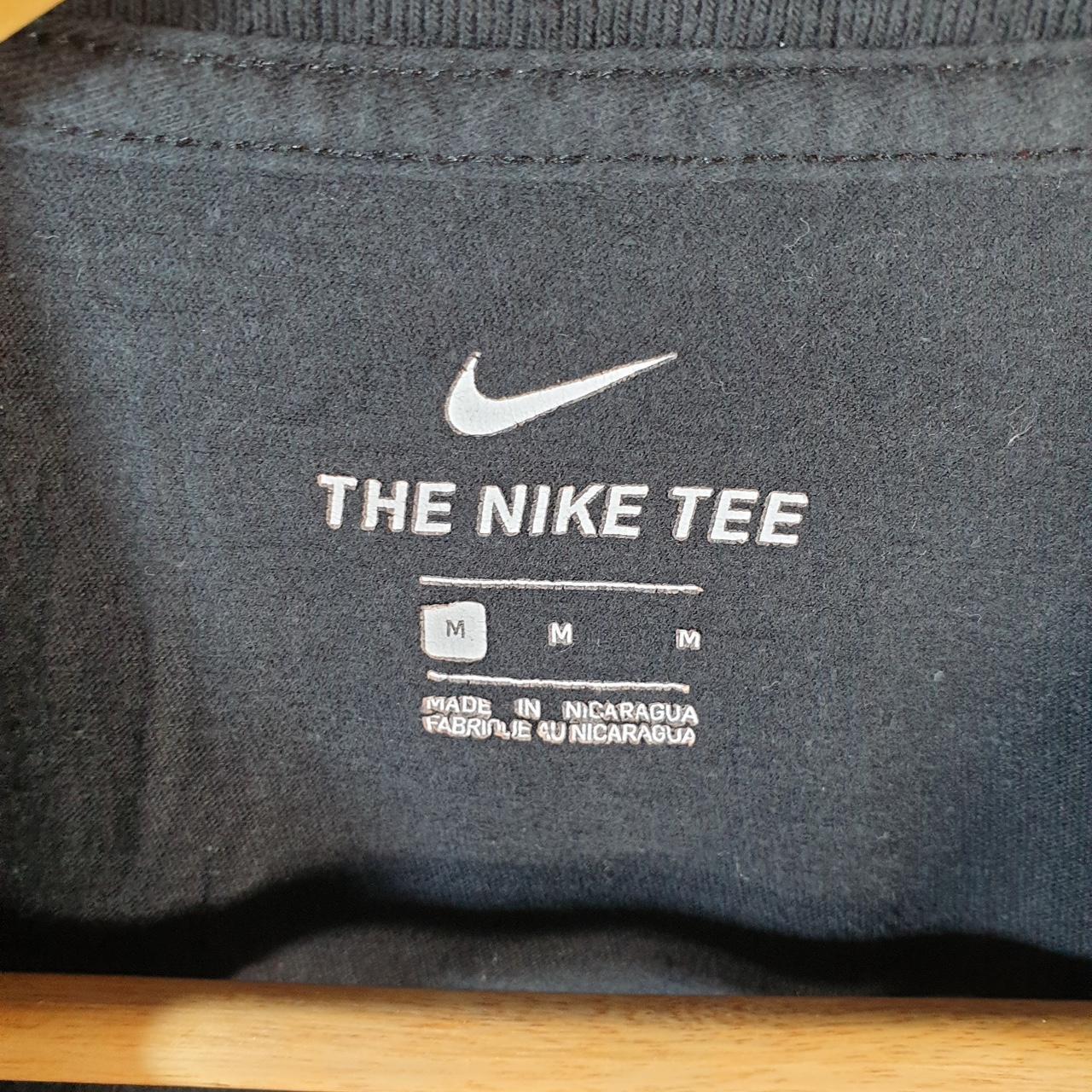 Vintage Nike Airmax Trainer T Shirt Men’s Medium Black Logo Swoosh Athletic