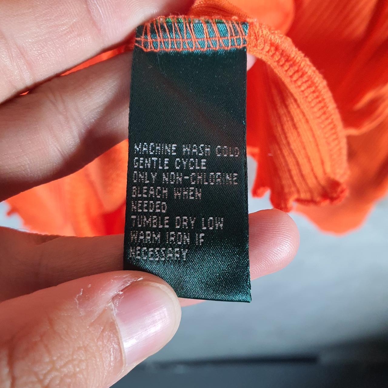 Vintage Ralph Lauren Polo Knit Sweater Womens Large Orange 1/4 Button Cotton Pullover