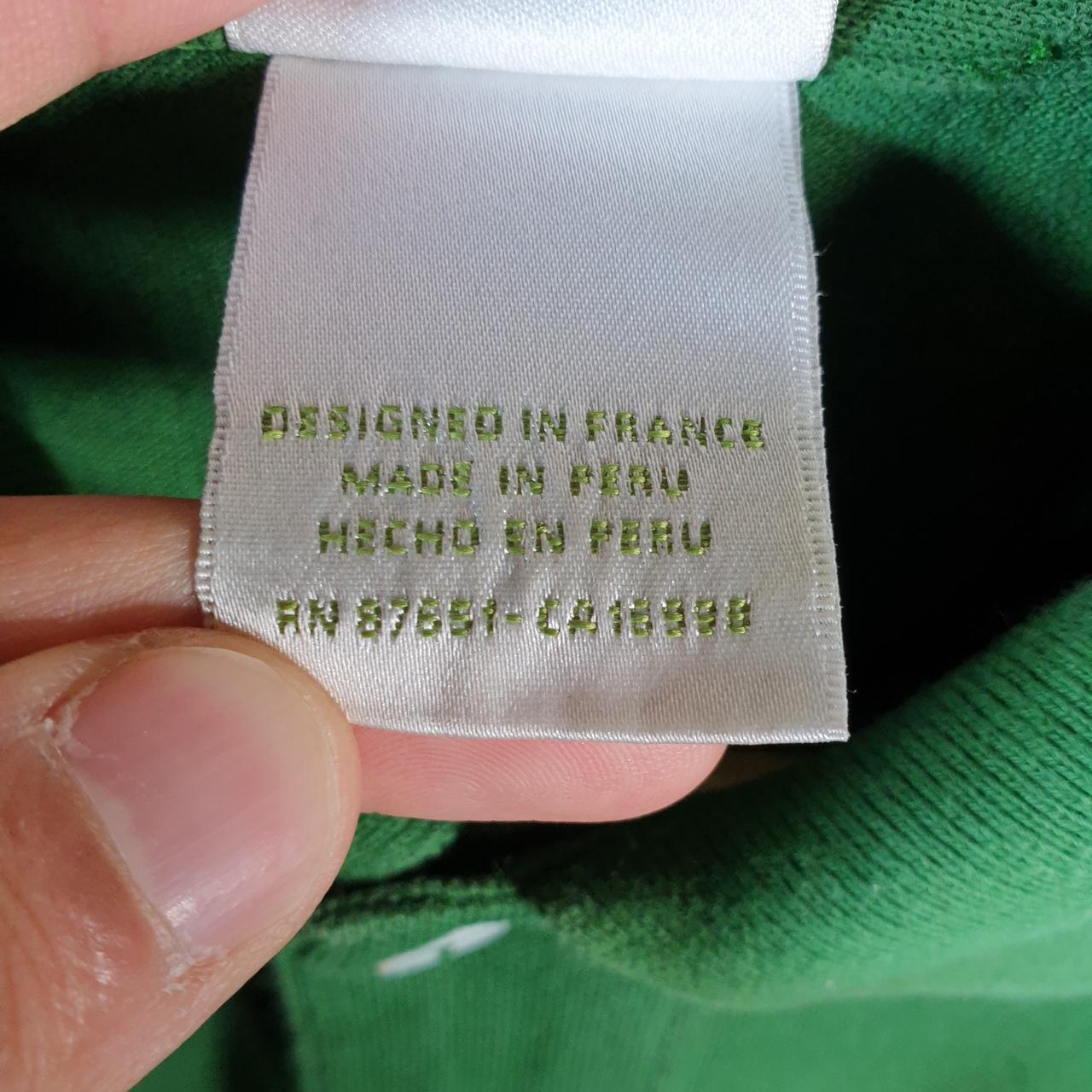 Vintage Lacoste Polo Shirt Men’s Medium Green Classic Fit Embroidered Logo