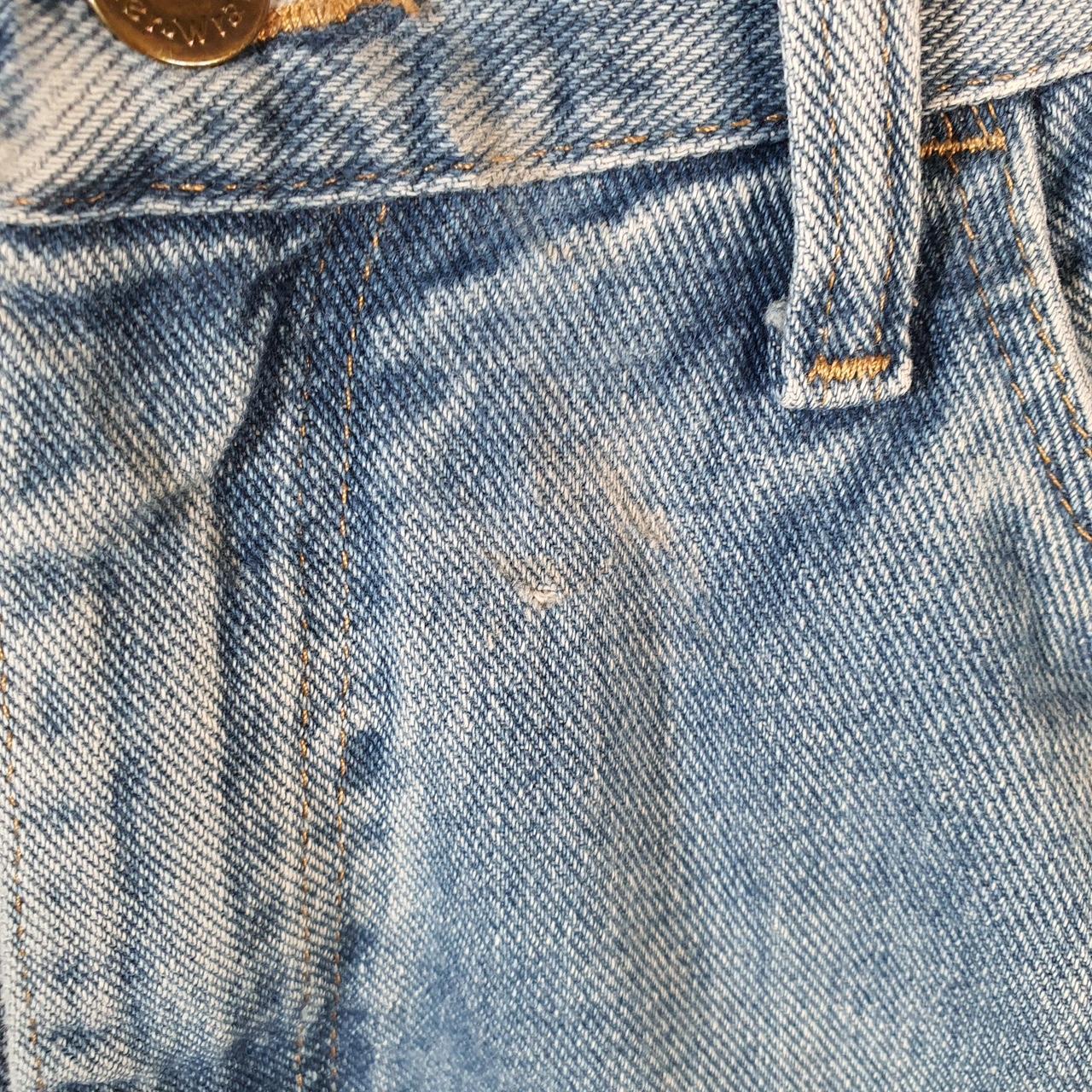Vintage Wrangler Denim Shorts Jorts Cargo Men’s W32 Relaxed Blue Baggy Cotton