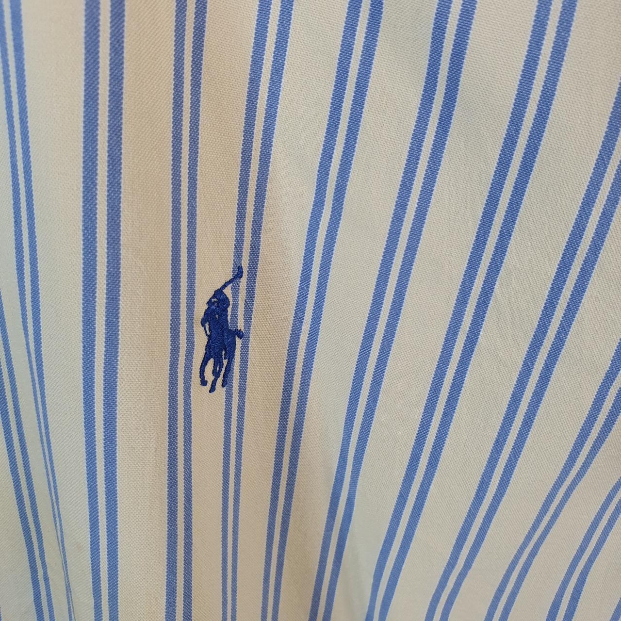 Vintage Ralph Lauren Button Down Shirt Men’s Medium Yellow Blake Cotton Pony Casual Big Fish Vintage