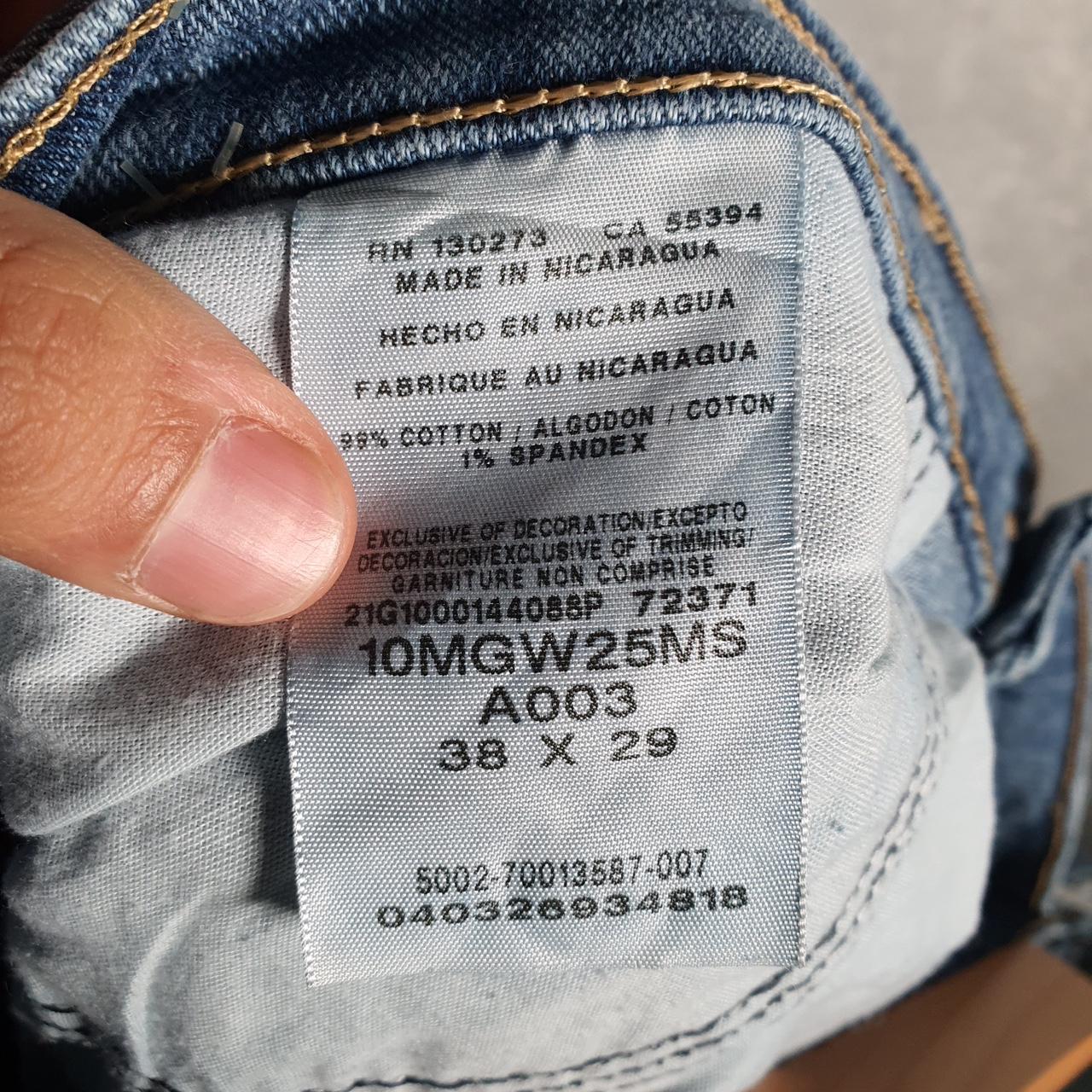 Vintage Wrangler Cut Short Baggy Shorts Jorts Cargo Womens W38 Blue Relaxed Denim A4560