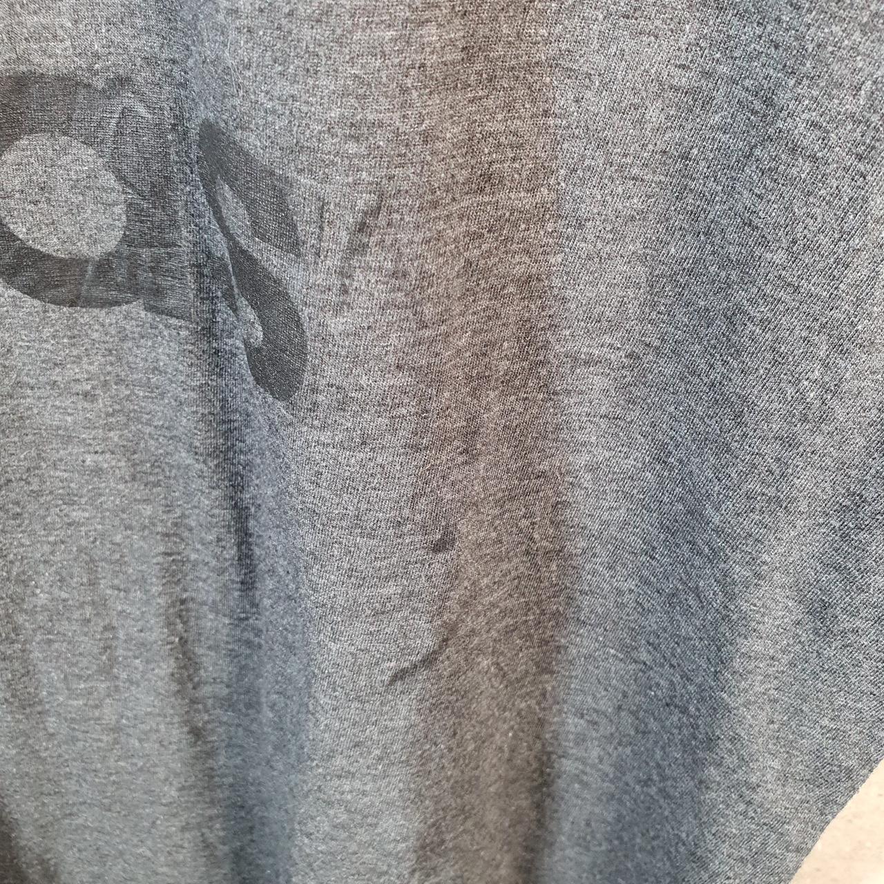 Vintage Adidas Amplifier Retro T Shirt Men’s XL Grey Three Stripes Logo