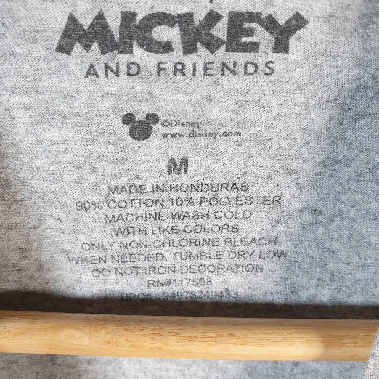 Vintage Disney Land Mickey Mouse T Shirt Men’s Medium Grey Graphic Cartoon