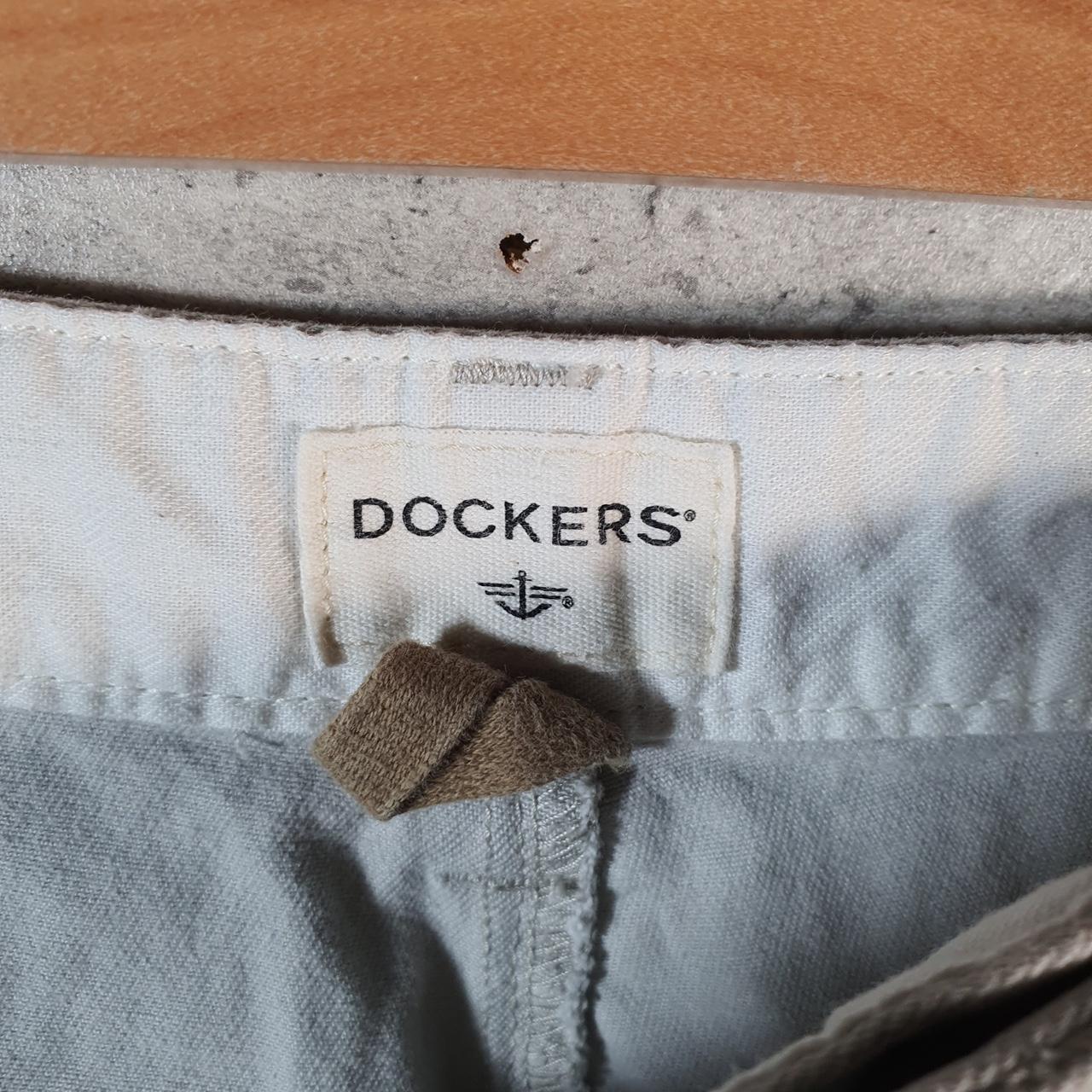 Vintage Dockers Chino Shorts Jorts Cargo Men’s W42 Beige Baggy Cotton A4248