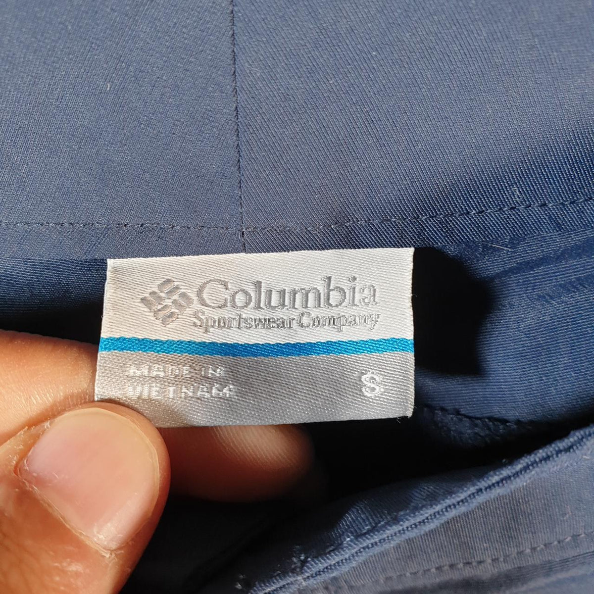 Vintage Columbia Performance Fishing Gear Shorts Men’s Small Blue Athletic Hiking