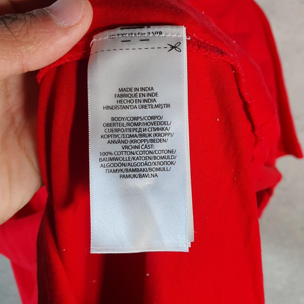 Vintage Ralph Lauren Polo Sport T Shirt Womens Large Red Custom Fit Embroidered Pony C8640