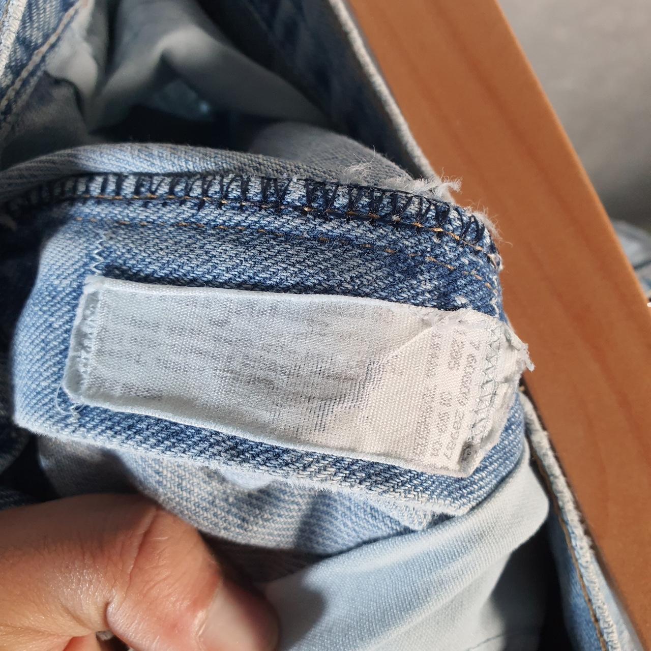 Vintage Wrangler Denim Shorts Jorts Cargo Men’s W30 Relaxed Blue Baggy Cotton