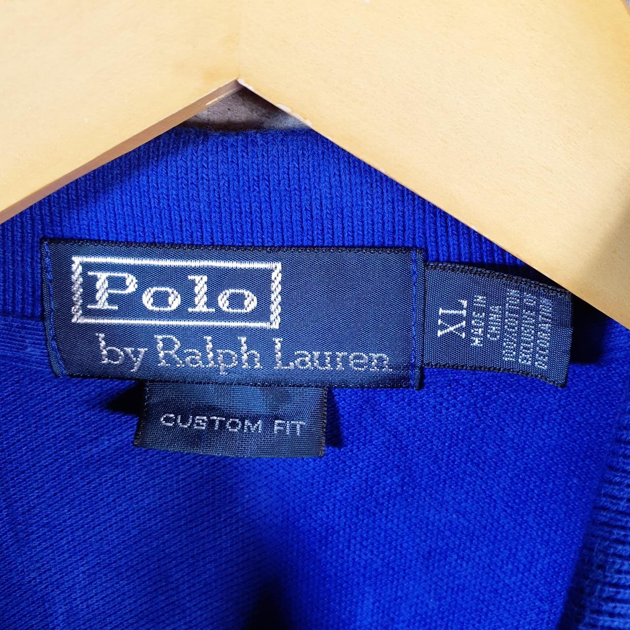 Vintage Ralph Lauren Polo Shirt Men’s XL Blue Golf Cotton Pony