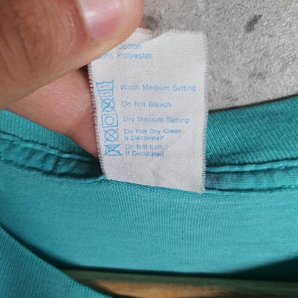 Vintage Bay To breakers San Fransisco 1987 USA Single Stitch T Shirt Men’s Medium Blue C8874