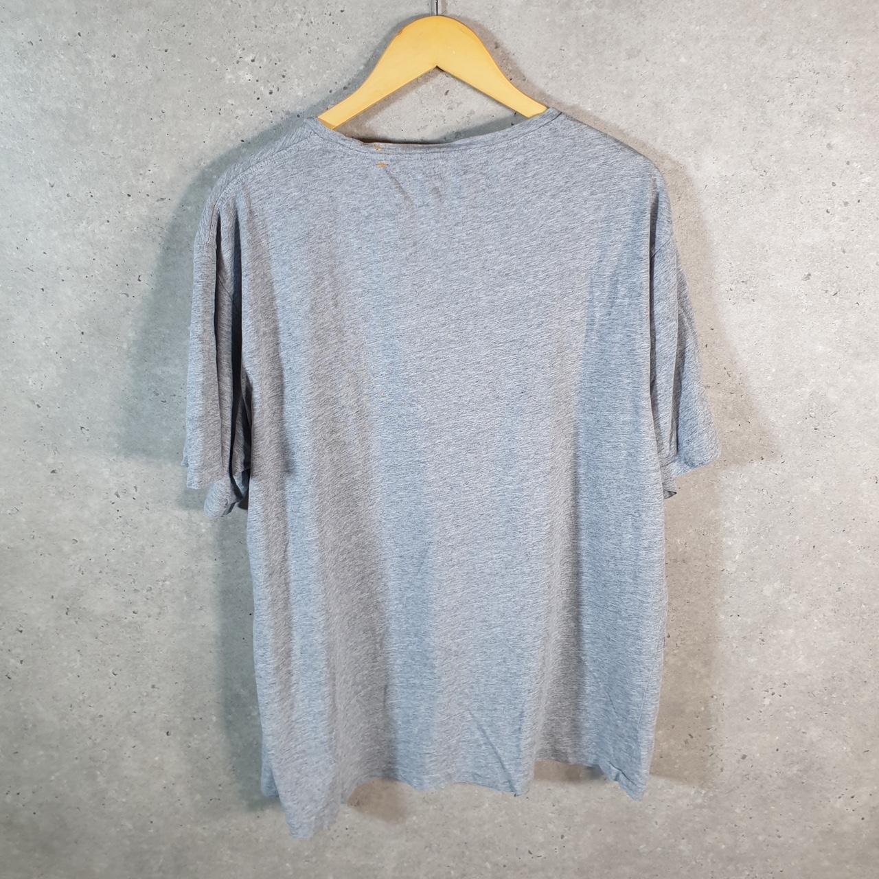 Vintage Ralph Lauren Polo T Shirt Men’s Large Tall Grey Embroidered Classic Fit Pony C8575