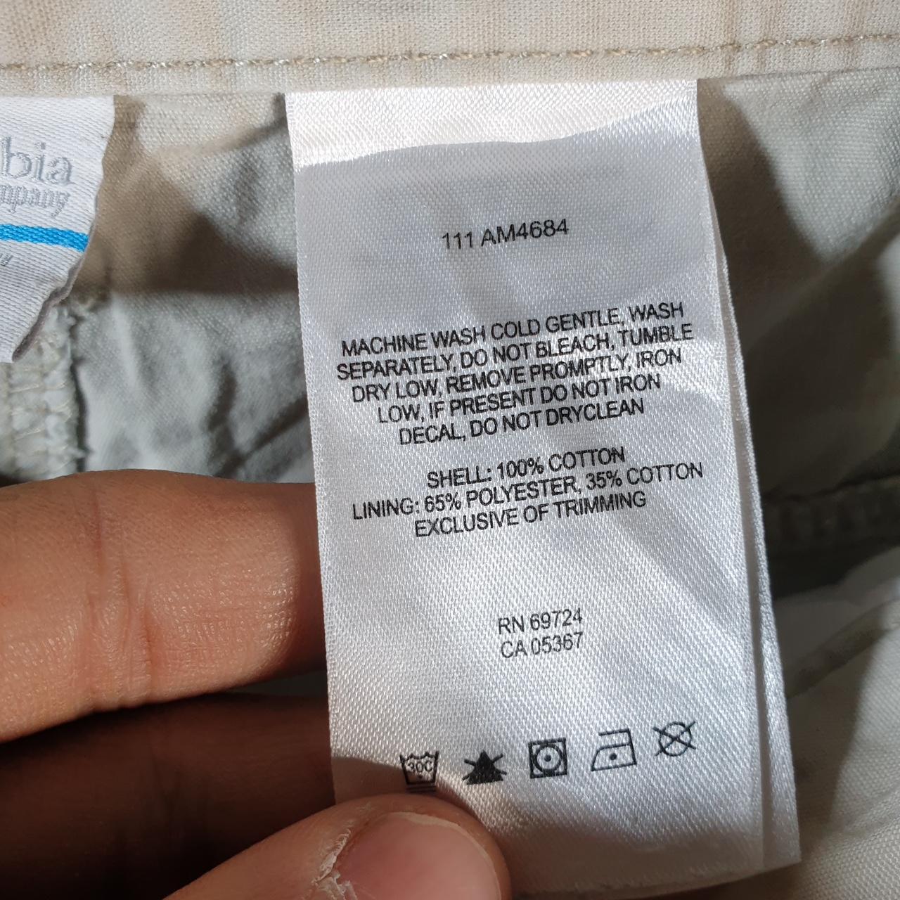 Vintage Columbia Carpenter Shorts Jorts Cargo Men’s W36 Brown Athletic Hiking Baggy