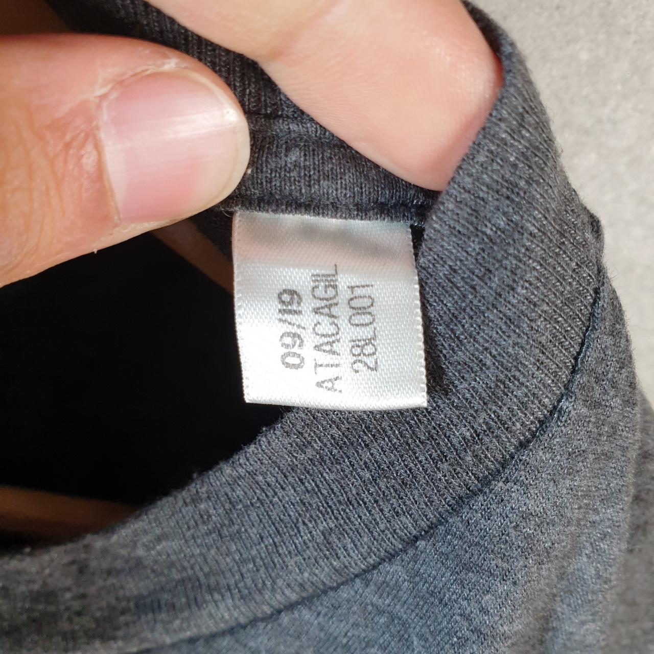 Vintage Adidas Amplifier T Shirt Shirt Men’s Large Grey Three Stripes Logo Athletic C9880