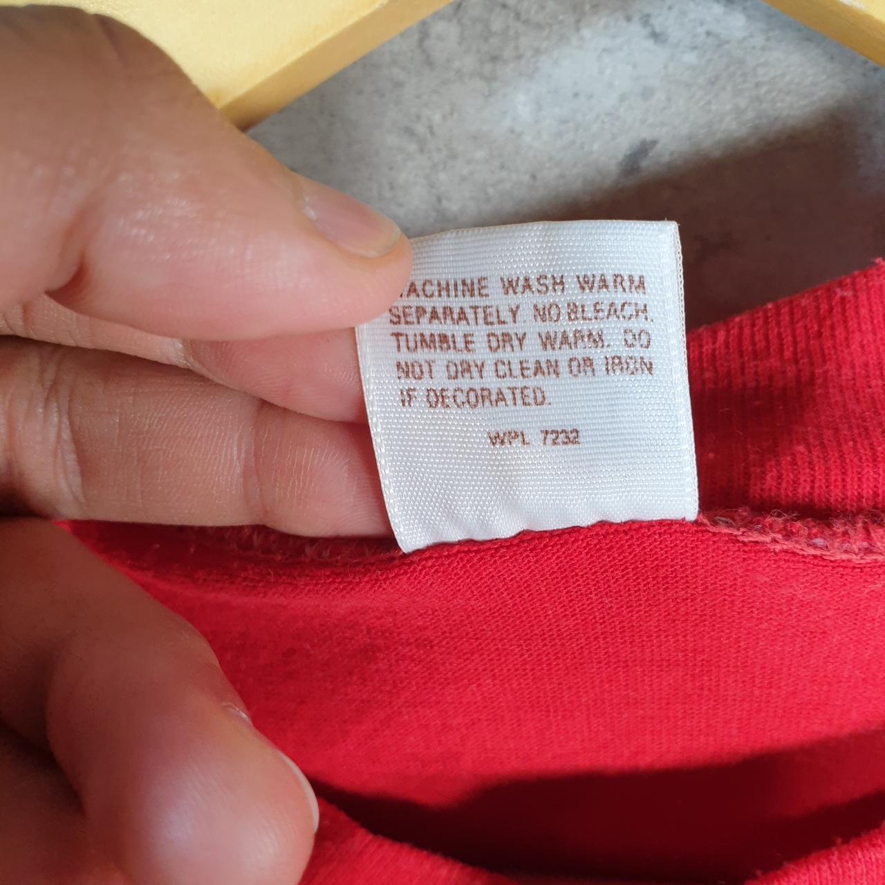 Vintage Sportswear 1981 Winter Carnival USA Single Stitch T Shirt Men’s Large Red