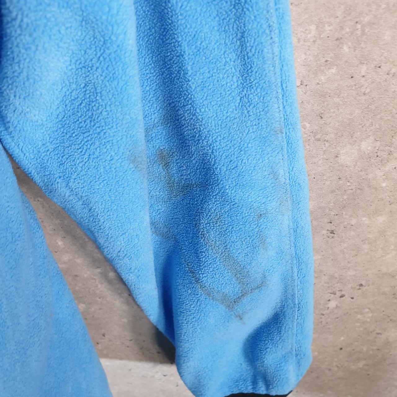 Vintage Nike Therma fit Fleece Sweatshirt Men’s XL 1/4 Zip Blue Swoosh Y2K Pullover