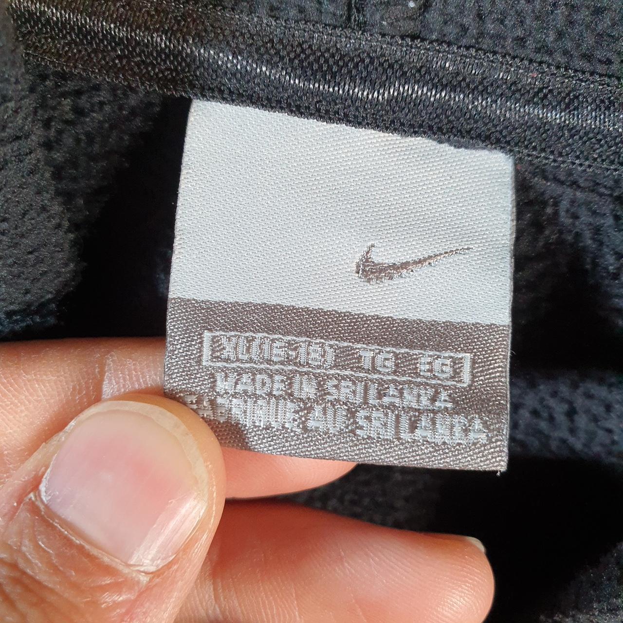 Vintage Nike Embroidered 90s Hoodie Womens XL Black Swoosh Y2K Full Zip