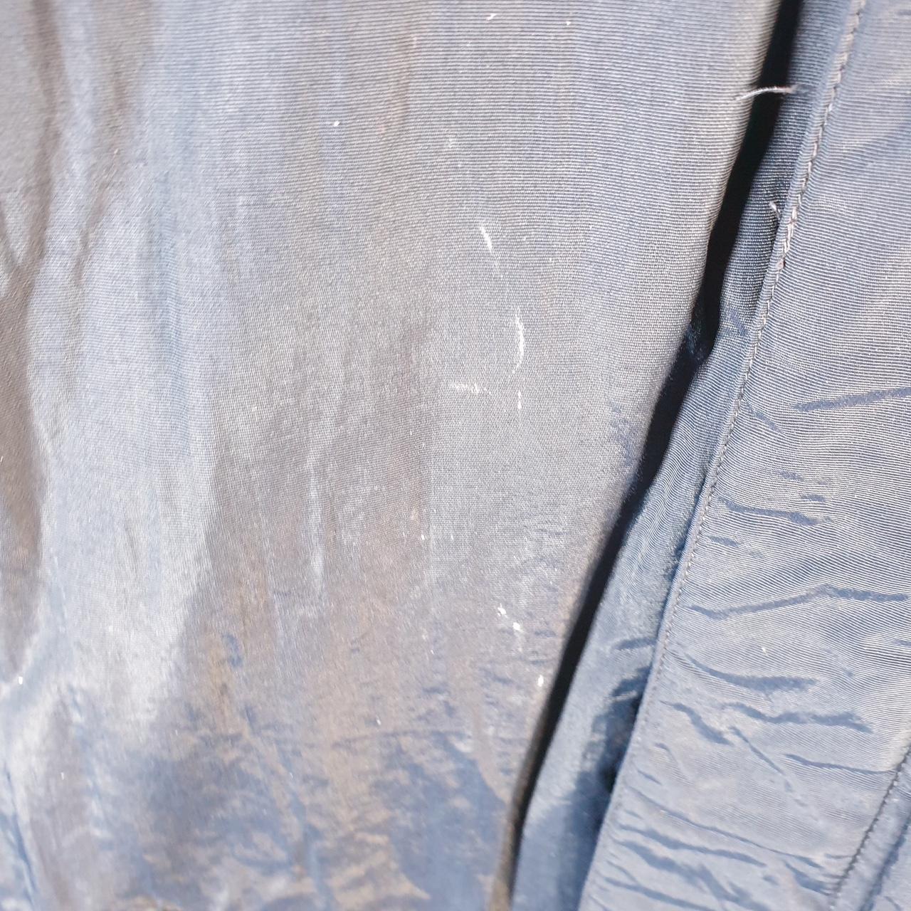 Vintage Quiksilver Rain Jacket Womens Large Navy Blue Hooded Full Zip