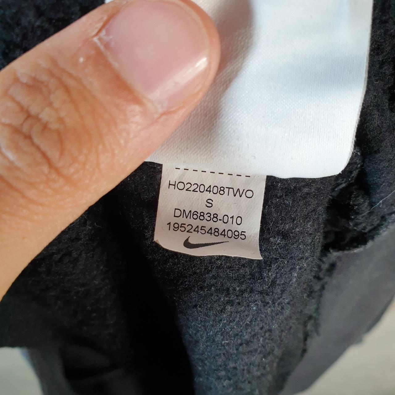 Vintage Nike Club Hoodie Men’s Small Black Centre Swoosh Y2K Pullover Sweatshirt Logo