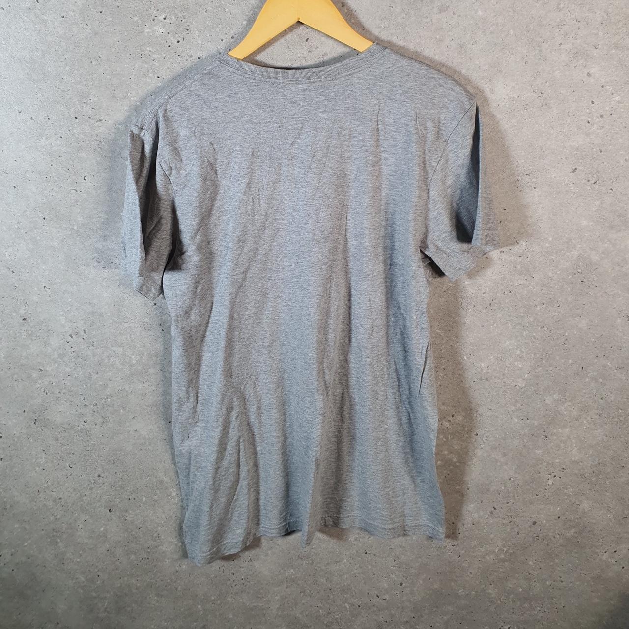 Vintage Ralph Lauren Polo T Shirt Men’s Medium Grey Embroidered Pony Classic Fit C9117