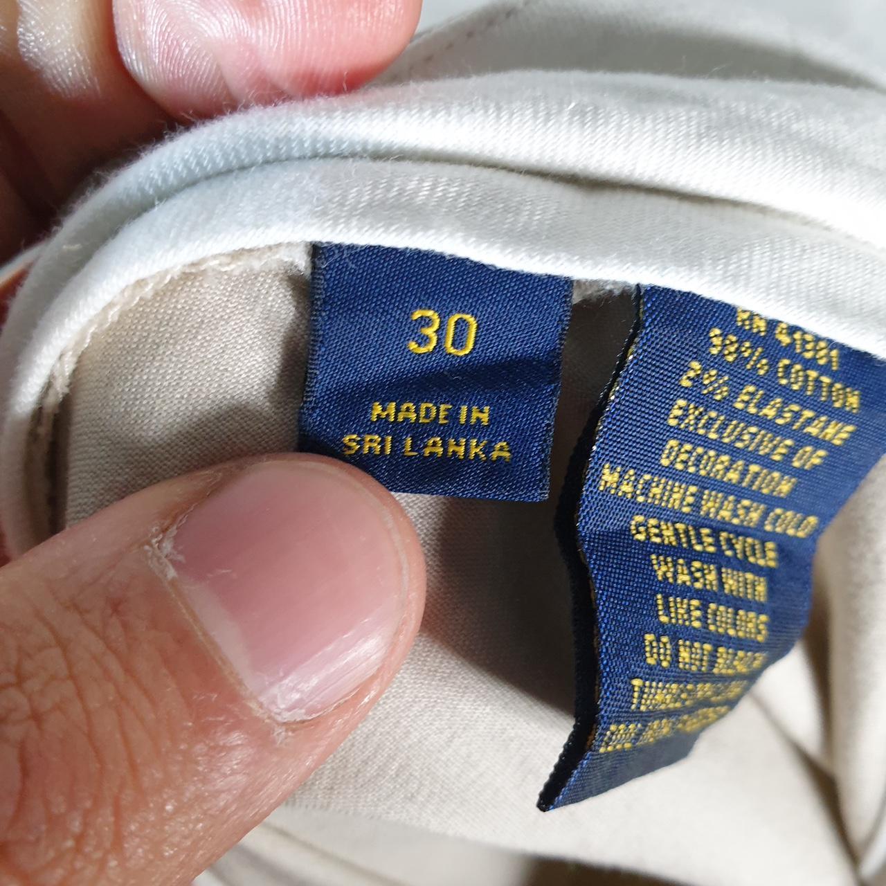 Vintage Ralph Lauren Polo Shorts Jorts Chino Cargo Men’s W30 Beige Baggy Cotton