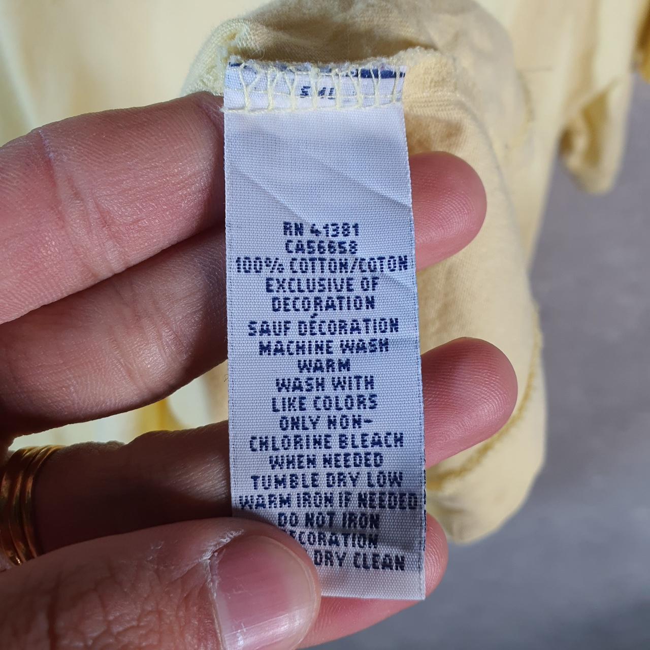 Vintage Ralph Lauren Polo T Shirt Men’s XL Yellow Embroidered Pony Classic Fit C9112