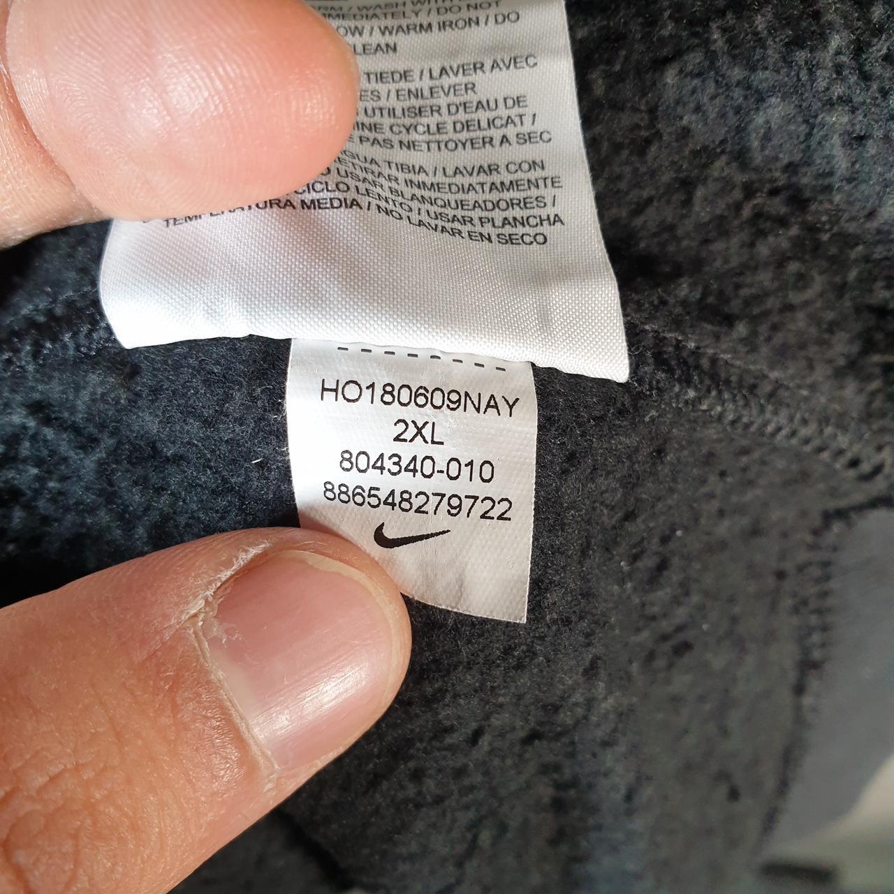 Vintage Nike Club Sweatshirt Mens 2XL Black Swoosh Y2K Pullover Embroidered Logo