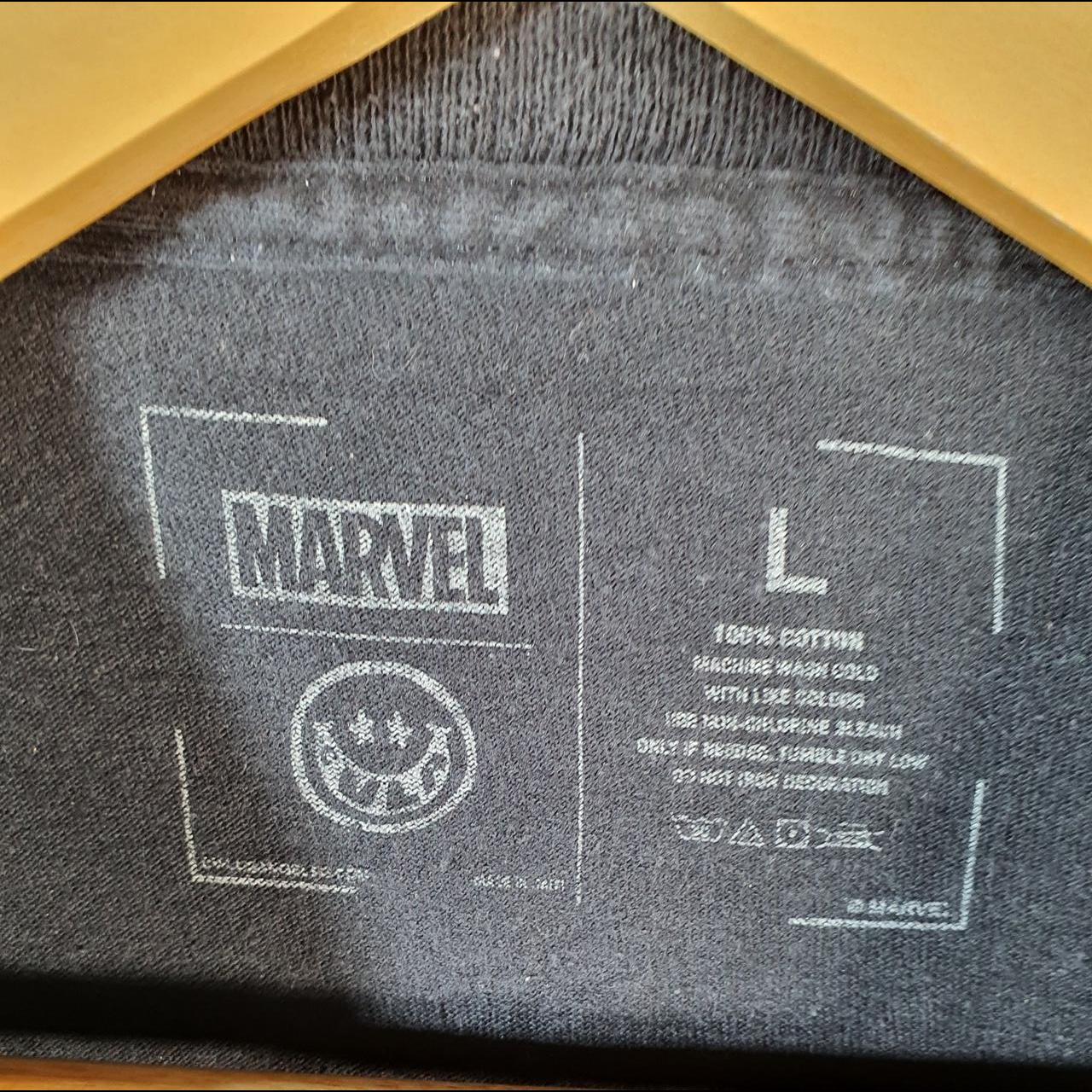 Vintage Marvel True Power T Shirt Men’s Large Black Movie Graphic Cartoon