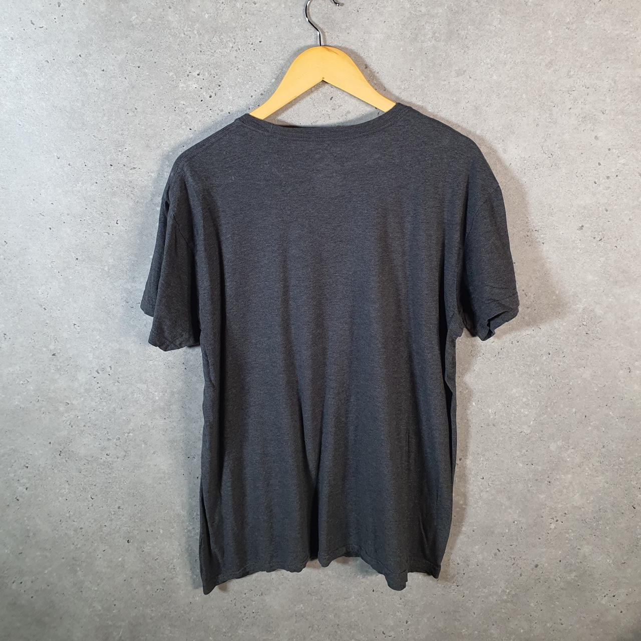 Vintage Ralph Lauren Polo T Shirt Men’s Large Grey Embroidered Pony Classic Fit C9116