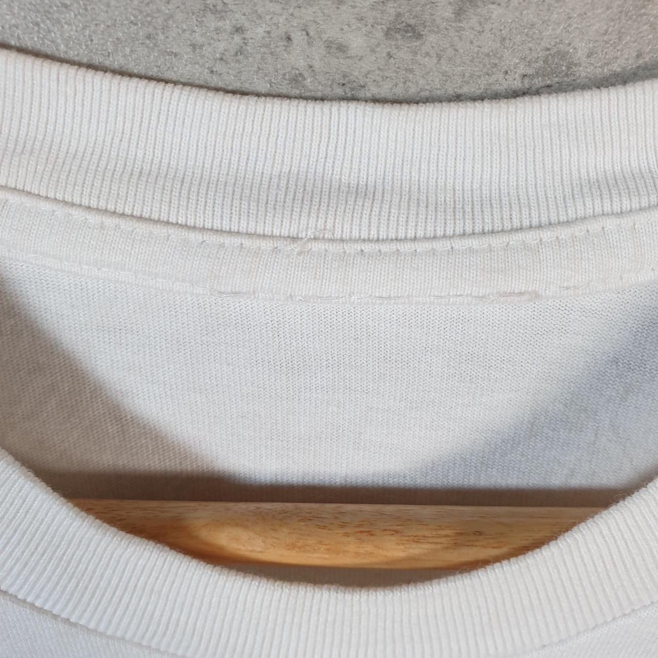 Vintage Adidas T Shirt Men’s XL White Three Stripes Logo Athletic