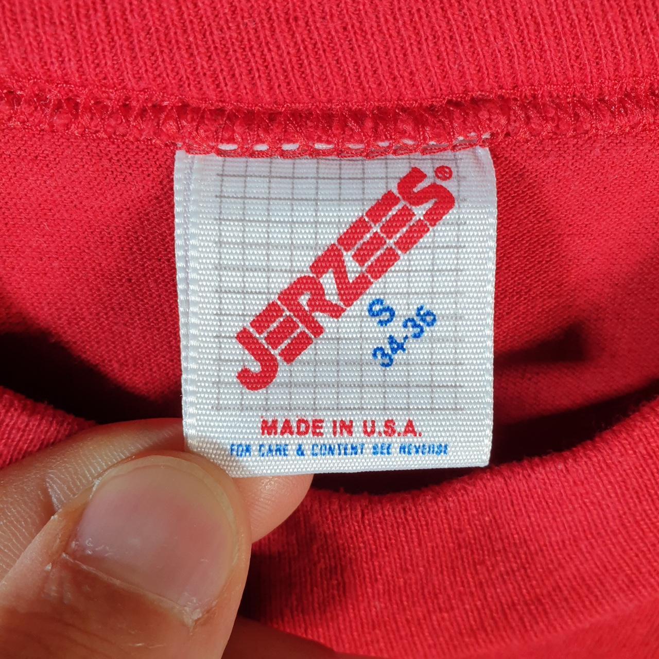 Vintage Jerzees Church Bible Methodist 90s USA Single Stitch T Shirt Men’s Small Red