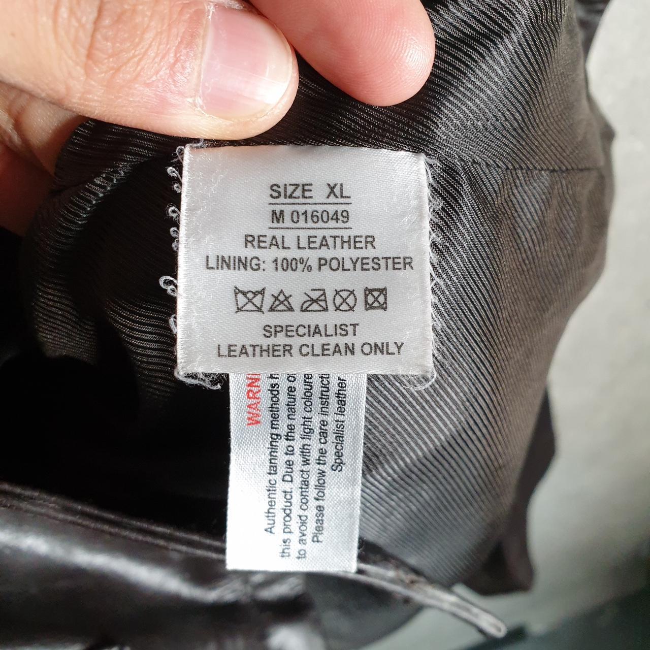 Vintage Lee Cooper Genuine Leather Jacket Pockets Biker Mens XL Black