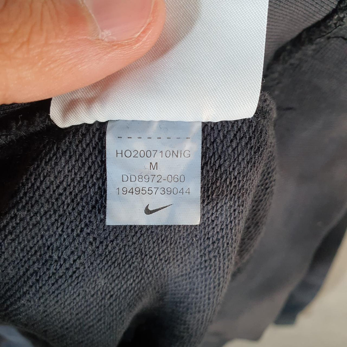 Vintage Nike Club Sweatshirt Mens Medium Tie Dye Grey Swoosh Y2K Pullover Logo