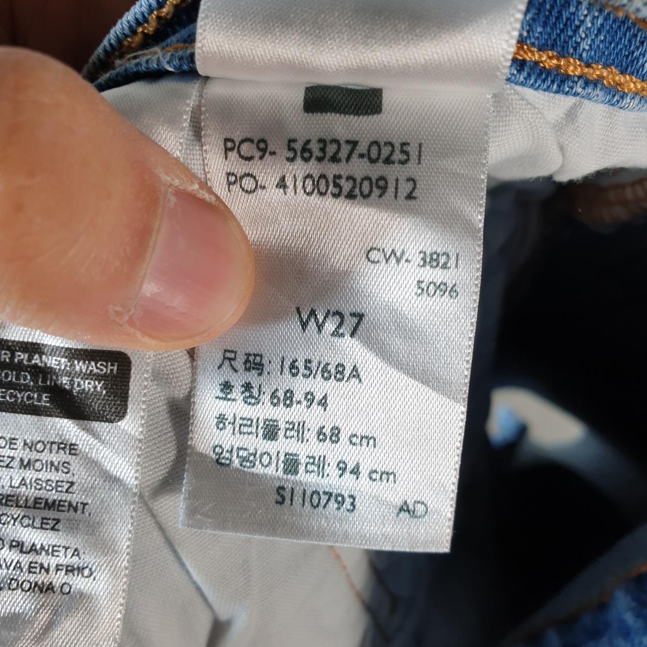 Vintage Levi’s 501 Cut Off Baggy Shorts Jorts Cargo Womens W27 Blue Relaxed Denim