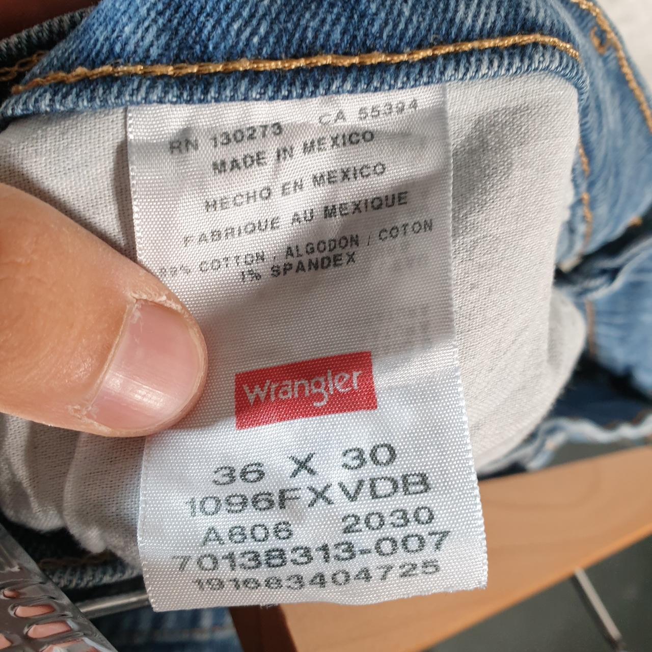 Vintage Wrangler Denim Shorts Jorts Cargo Men’s W36 Blue Baggy Cotton