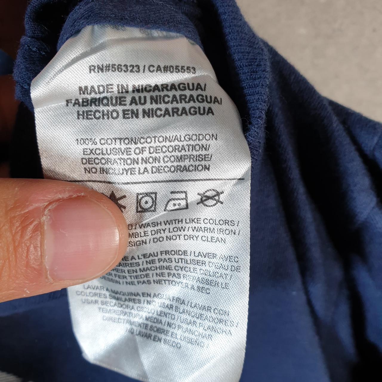 Vintage Nike T Shirt Men’s Medium Blue Printed Single Swoosh Logo Athletic C8291